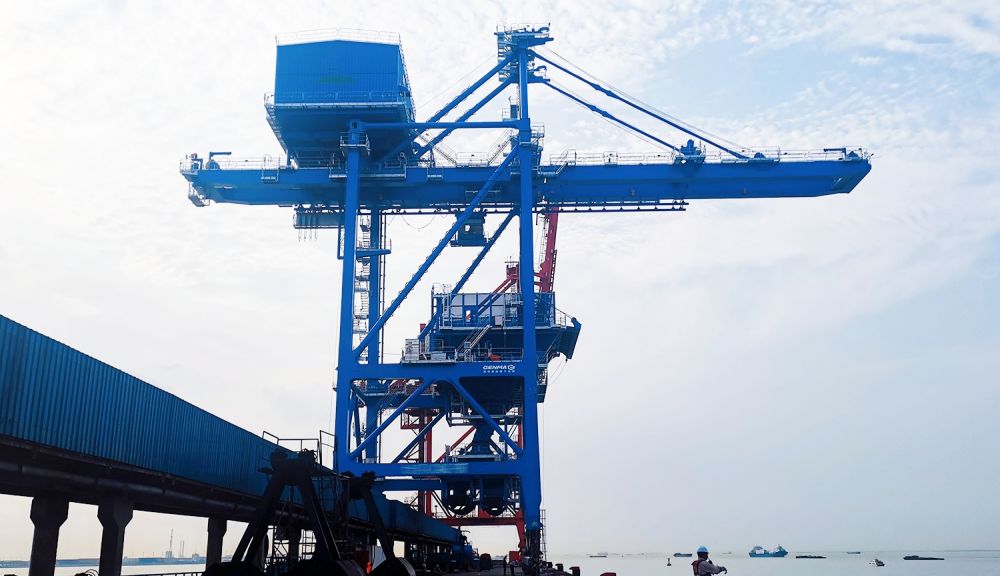 GENMA品牌獲得國內煤電企業(yè)兩臺橋式抓斗卸船機訂單(圖1)
