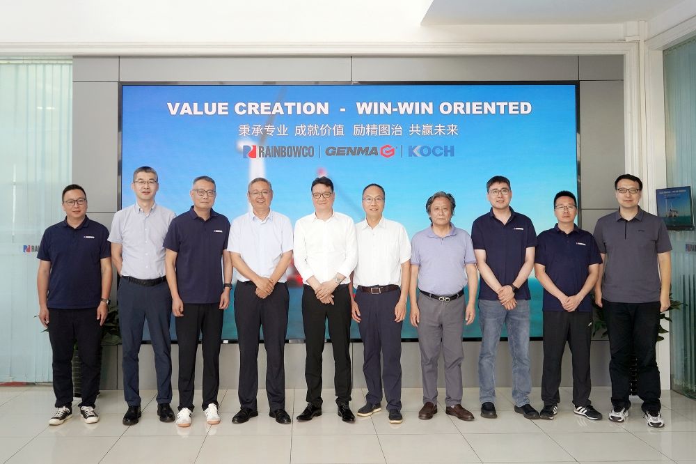 ABB電氣傳動到訪GENMA制造基地子公司潤邦重機(圖1)