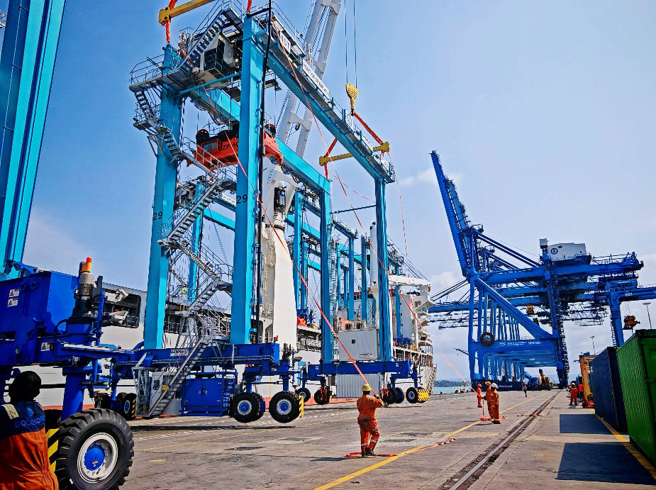 GENMA 10臺45噸混動RTG交付東非客戶，卓越履約能力持續贏得客戶信賴(圖1)