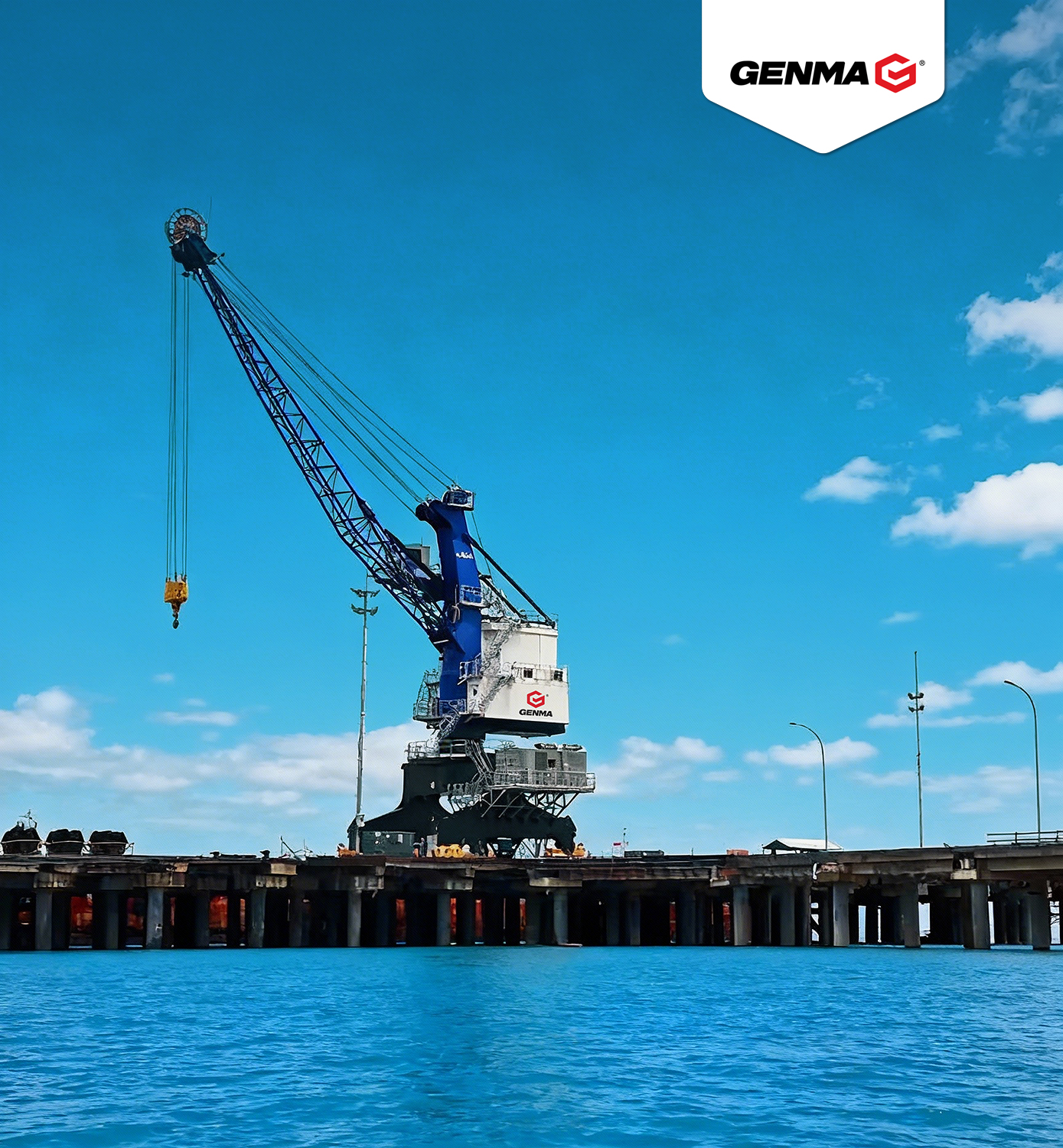 GENMA軌道式MHC在印尼完成調試交付(圖2)