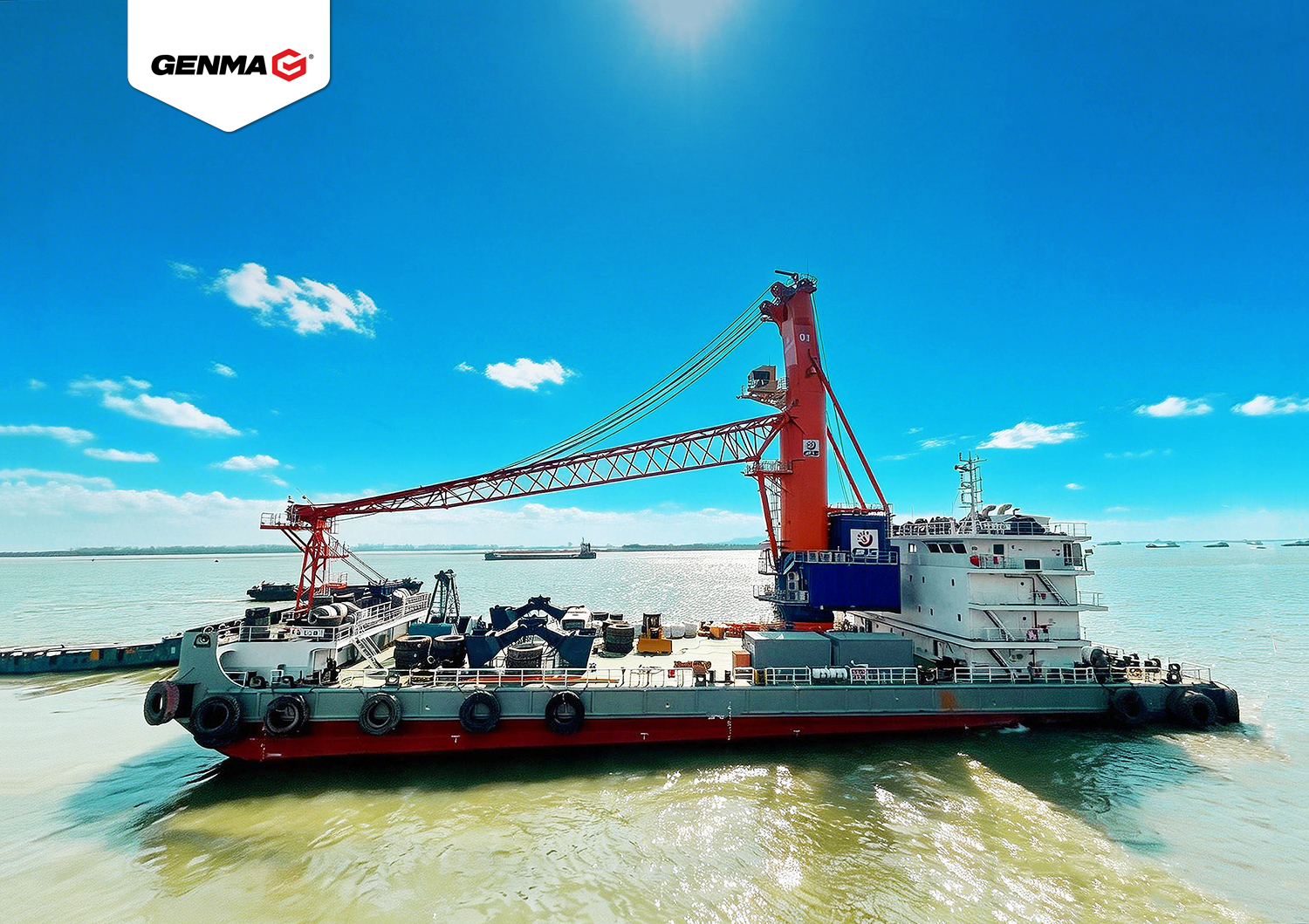 GENMA連續(xù)交付三臺(tái)過(guò)駁吊(圖1)